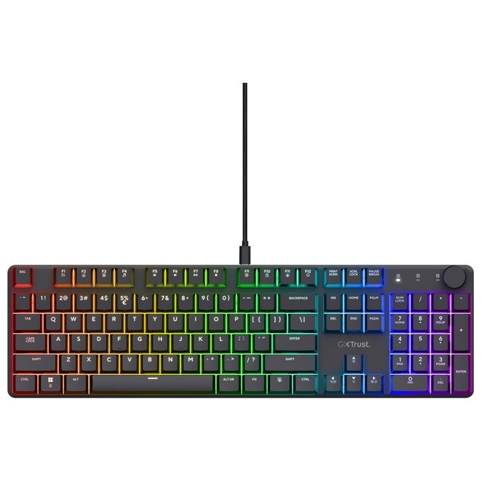 Trust GXT 866 Torix Tastiera USB QWERTY Italiano Nero