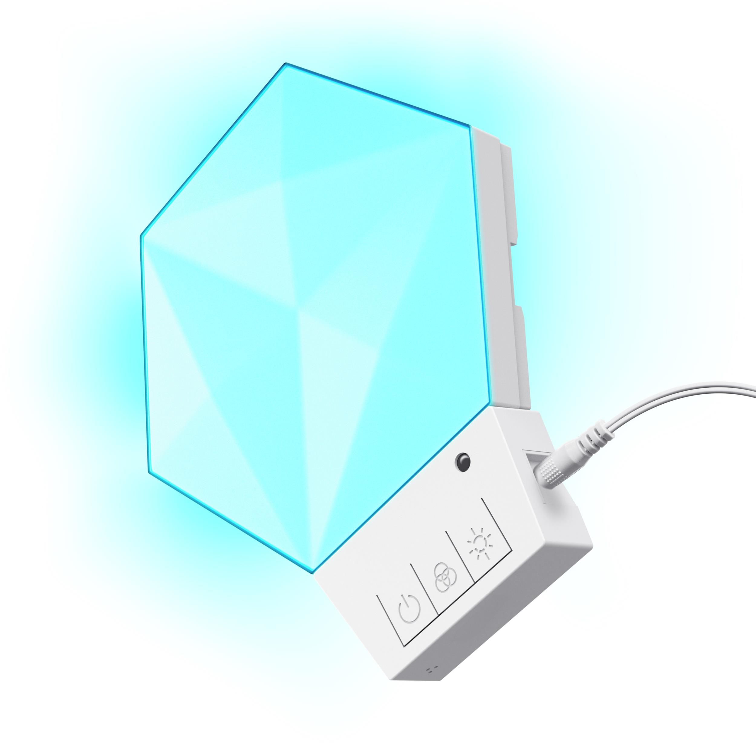 Accessori Setup Gamer Pannelli LED Gaming - Kit 9 Esagonali RGB ...