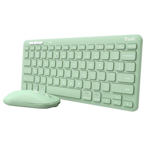 Lyra Tastiera e Mouse Incluso RF Senza Fili  Bluetooth QWERTY Italiano Verde