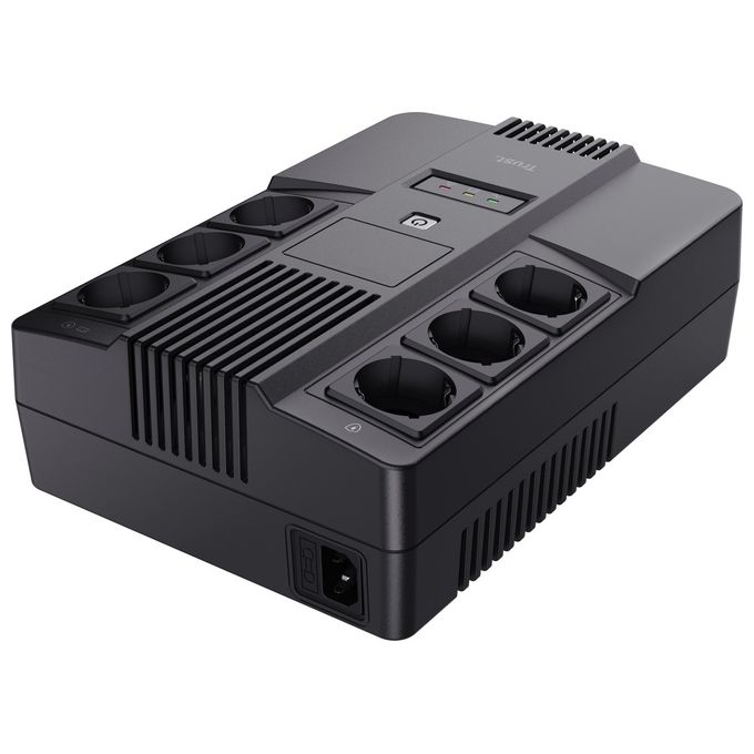 Trust 23326 Maxxon Gruppo di Continuita' UPS Offline 800VA 360W 6 Prese Schuko AVR colore Nero