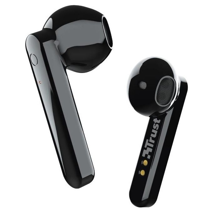 Trust Mobile Primo Touch Bluetooth In-Ear Auricolari senza Fili Microfono Integrato Nero