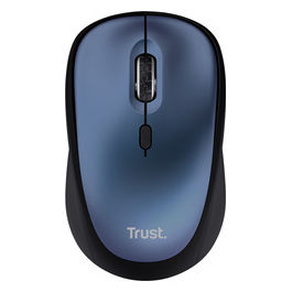 Trust, Mouse Wireless Silenzioso Yvi+ Blu