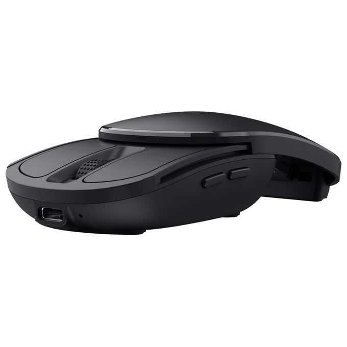 Trust, Mouse Wireless Zylo Pocket, Ambidestro, 2400 DPI, Nero