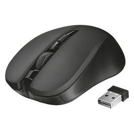 Trust Mydo Silent Click Mouse Ambidestro RF Wireless Ottico 1800 DPI Nero