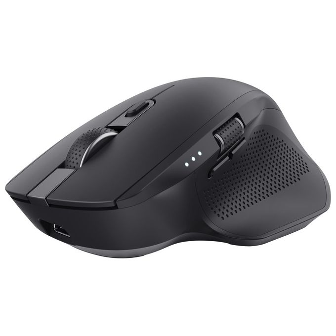 Trust Ozaa Mouse Mano destra RF senza fili  Bluetooth Ottico 3200 DPI Nero