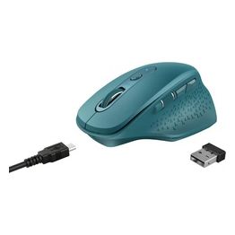 Trust Ozaa Mouse Rf Wireless Ottico 2400 Dpi Mano Destra Blu