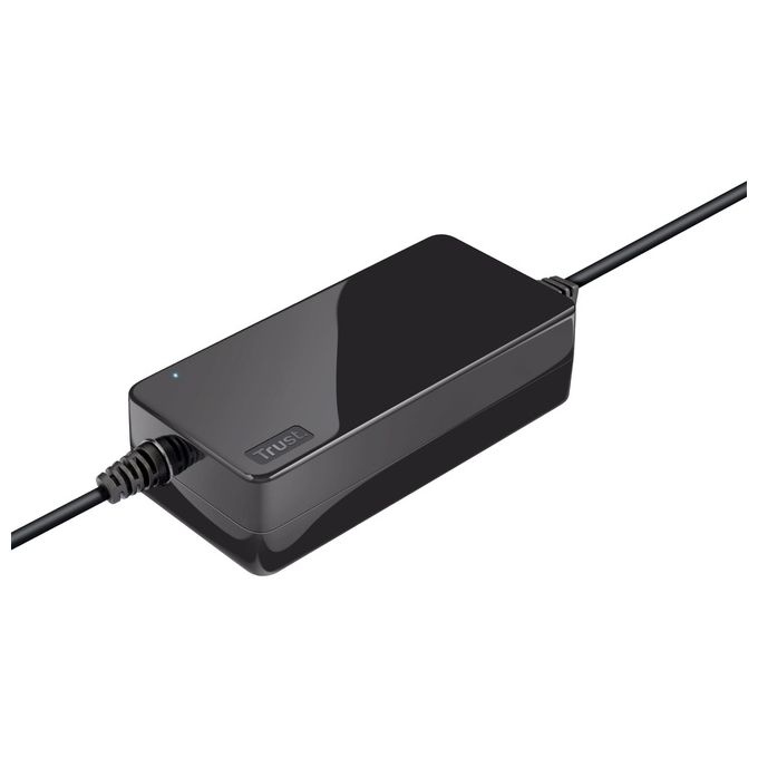 Trust 22142 Primo Alimentatore Universale Notebook 90W 100-240V 6 Connettori Protezione Sovraccarico Cortocircuito colore Nero