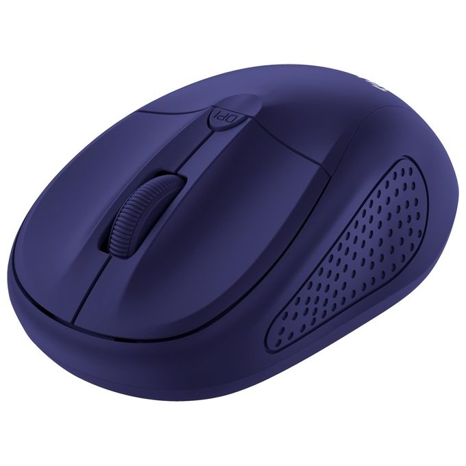 Trust Primo Mouse Ambidestro Rf Wireless Ottico 1600 Dpi Matte Blu