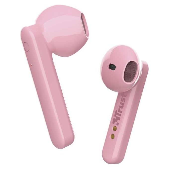 Trust 23782 Primo Touch Auricolari Bluetooth TWS 5.0 In-ear Microfono Integrato 10h autonomia colore Rosa