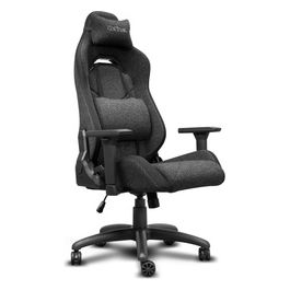 Trust, Sedia Gaming Ruya, Tessuto Traspirante, Supporto Lombare e Collo Regolabili, Grigia