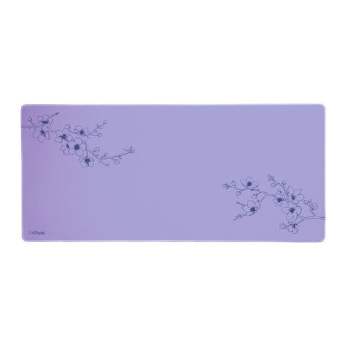 Trust, Tappetino Mouse Gaming XXL, 90x43 cm, Viola e Blu