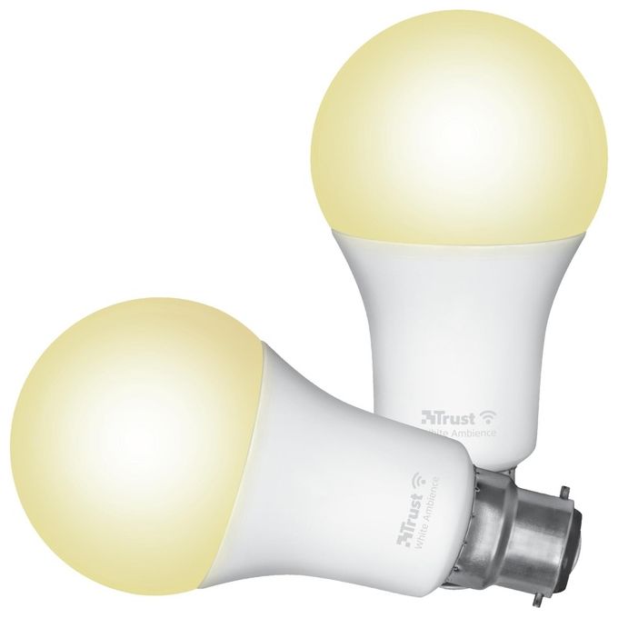 TRUST Lampadina Smart Dimmerabile WiFi B22 71299-TRUST per Illuminazione Intelligente