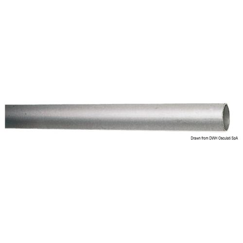 Tubo Alluminio Diam.35x1 Ossidato Argento Chimico
