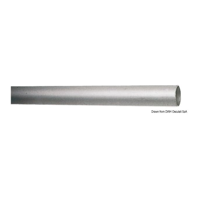 Image of Tubo Alluminio Diam.35x1 Ossidato Argento Chimico