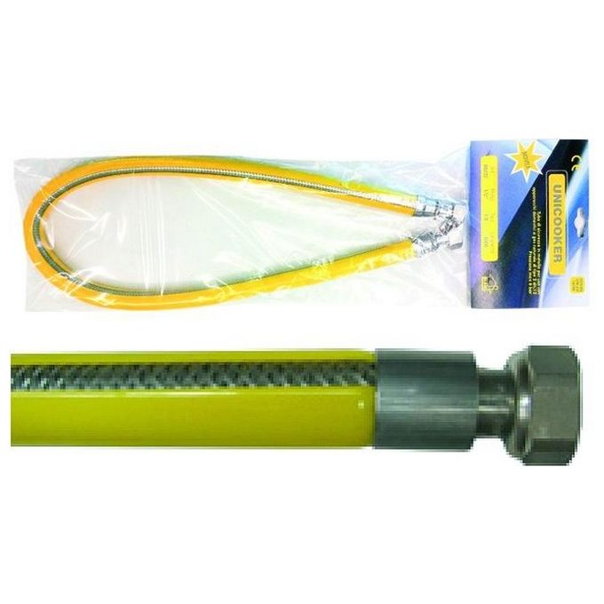 Image of Tubo per Gas Inox Unicooker Attacco 1-2 F-F En14800 150 cm