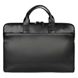 Borsa Isotta Superslim 15.6" Nero in Morbido Pu Effetto Pelle