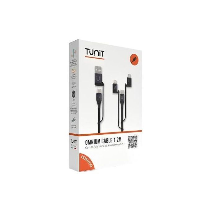 Tunit Cavo Omnimum Essential 1.2mt 5 in 1