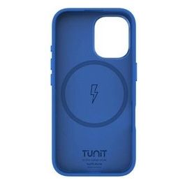 Clear Cover per iPhone 16 Soft Touch in Silicone con MagSafe Blu