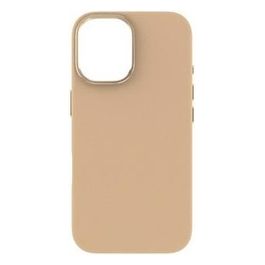 Clear Cover per iPhone 16 Soft Touch in Silicone con MagSafe Beige