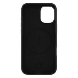 Clear Cover per iPhone 16 Plus Soft Touch in Silicone con MagSafe Nero