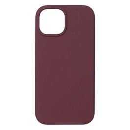 Tunit Cover in Silicone MagSafe Compatible con iPhone 15 Plus Plum