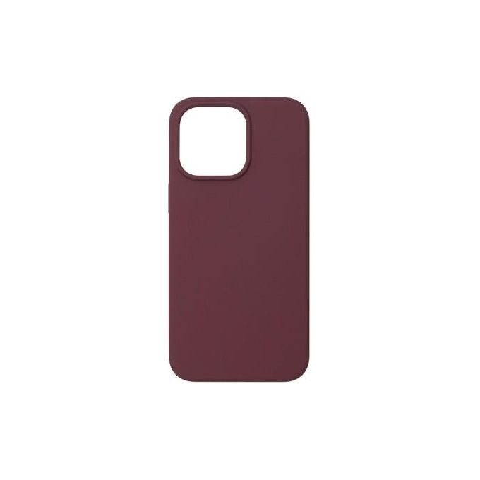 Tunit Cover in Silicone MagSafe Compatible con iPhone 15 Pro Max Plum
