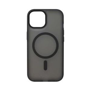 Tunit Cover in Silicone MagSafe Compatible con iPhone 15 Plus Rubber Black