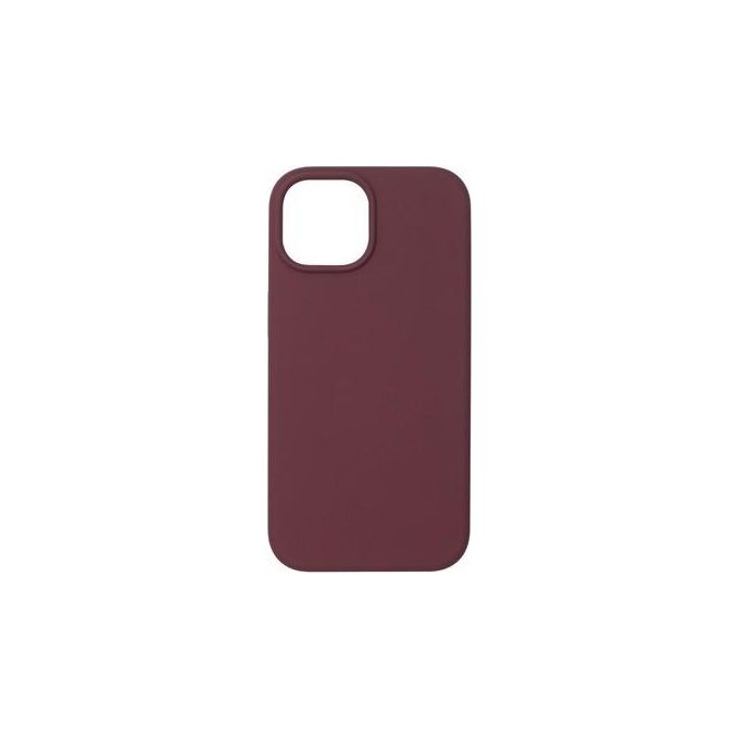 Tunit Cover in Silicone Protective MagSafe Compatible con iPhone 15 Plum