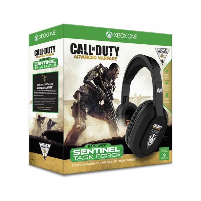 Turtle Beach Call Of Duty: Advanced Warfare Sentinel Task Force Auricolare Cablato a Padiglione da Gaming Nero