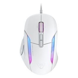 Kone II: Mouse da gaming RGB cablato ed ergonomico Sensore ottico da 26K DPI ciclo di vita degli switch ottici di 100 milioni di clic 23 input personalizzabili: Bianco artico
