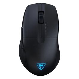 Pure Air - Mouse da gioco RGB wireless ergonomico e ultraleggero con sensore ottico a 26K DPI dotato di batteria da 125 ore illuminazione RGB - Nero