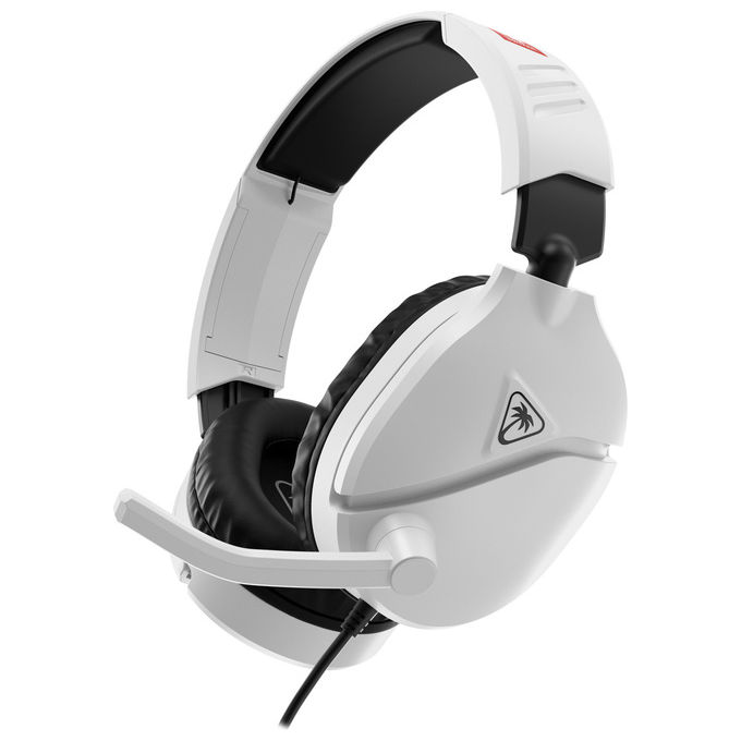Turtle Beach Recon 70 1181157 cuffie gaming con filo licenza ufficiale Nintendo Switch microfono pieghevole jack 3.5 mm nero bianco