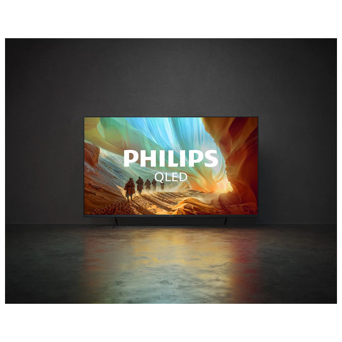 Philips 43PQS7801-12 TV 43'' 4K Ultra HD Smart QLED Wi-Fi Titan OS HDR10+ Dolby Atmos colore Nero