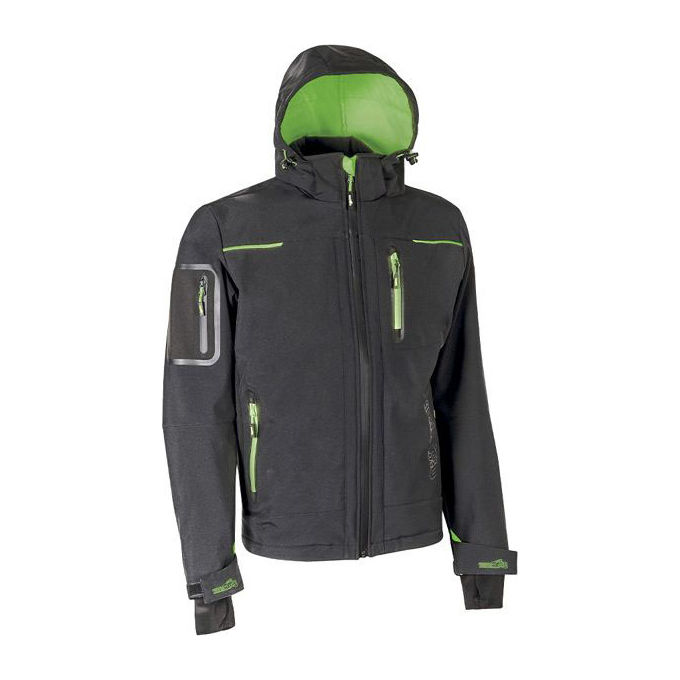 U-Power Giacca Asphalt Grey Green Tagli XL Space