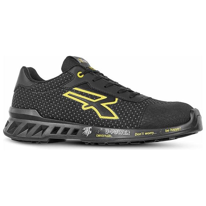 Image of U-Power Rv20014-42 Scarpe Antinfortunistiche Leggere con Puntale Airtoe Aluminium Matt S3 Src Ci Esd Giallo-Nere Numero 42