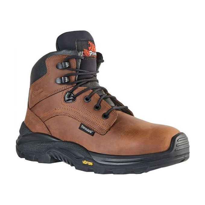 Image of U-Power Scarpe Antinfortunistiche Iron Marrone alte Taglia 47