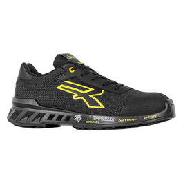 U-Power Scarpe Frank Nero Giallo Basse Numero 44 S1P