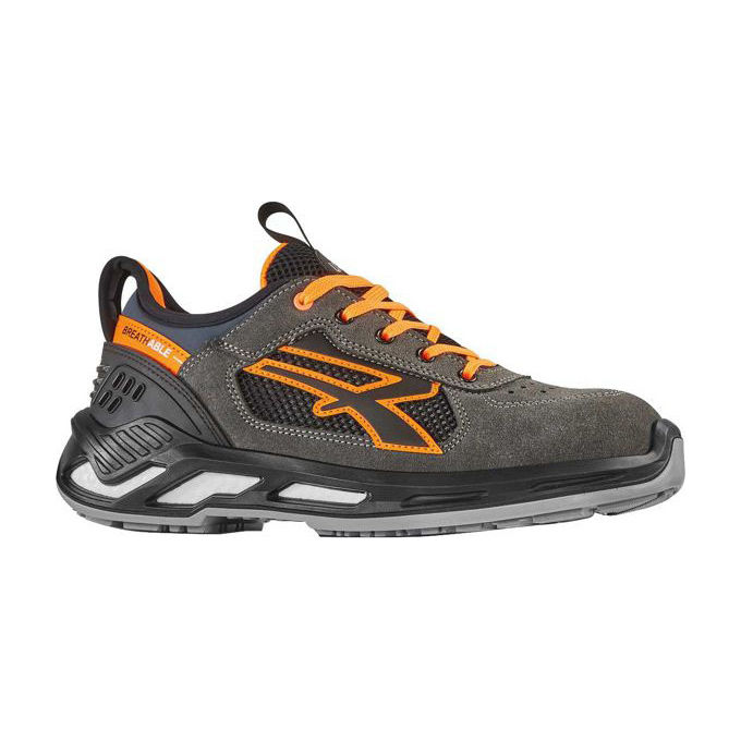 U-Power Scarpe Ryder Grigio/Arancio Basse Numero 46 S1p