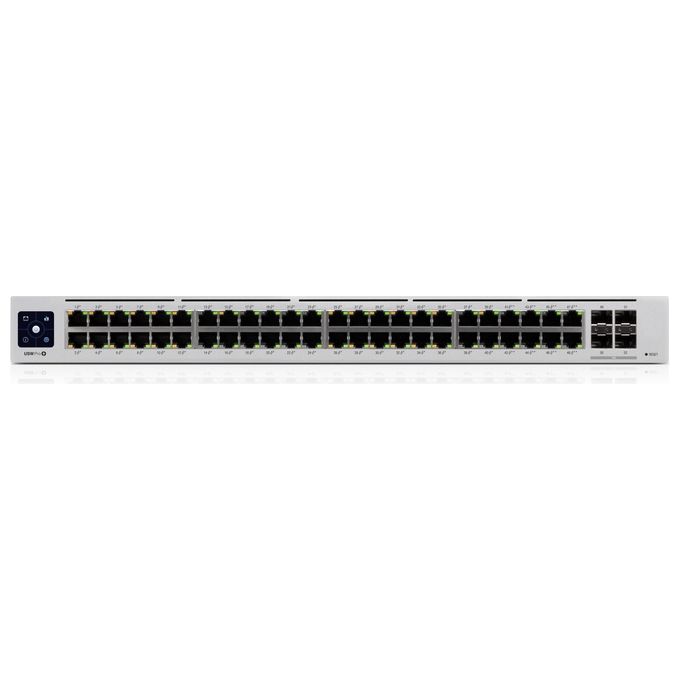 Ubiquiti Networks UniFi Pro 48-Port PoE Gestito L2-L3 Gigabit Ethernet 10-100-1000 Supporto Power over Ethernet 1U Argento