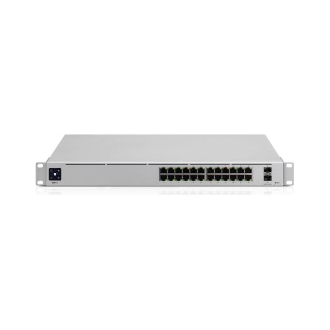 Ubiquiti Networks UniFi Pro 24-Port PoE Gestito L2-L3 Gigabit Ethernet 10-100-1000 Supporto Power over Ethernet 1U Argento