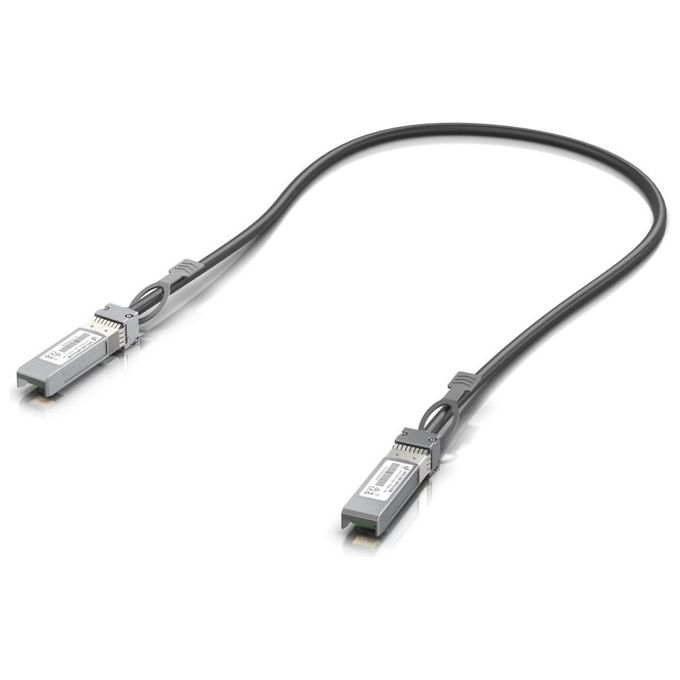 Ubiquiti UACC-DAC-SFP10-0.5M Cavo InfiniBand e in Fibra Ottica 0.5mt SFP Nero