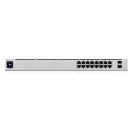 Ubiquiti UniFi 16-Port PoE Gestito L2/L3 Gigabit Ethernet 10/100/1000 Supporto Power over Ethernet 1U Argento