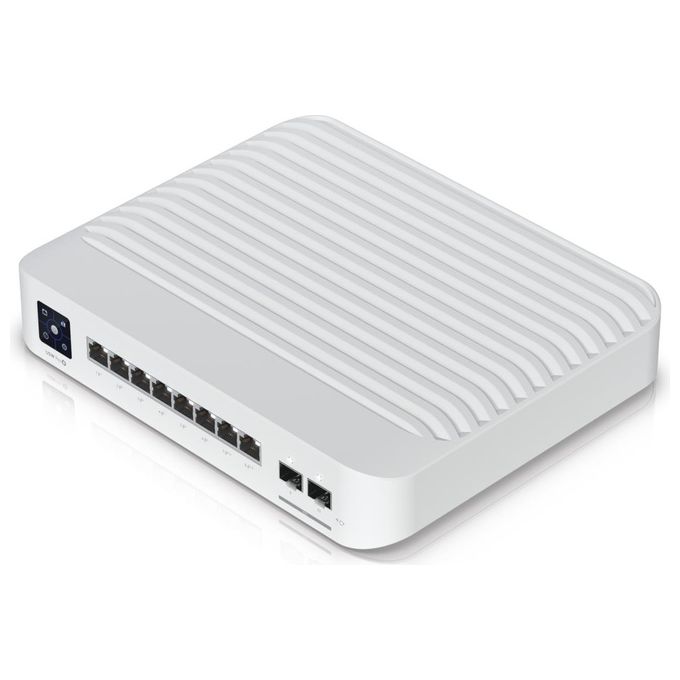 Image of Ubiquiti UniFi USW-PRO-8-POE Switch di Rete Gestito L2-L3 Gigabit Ethernet 10-100-1000 Supporto Power over Ethernet 1U Bianco