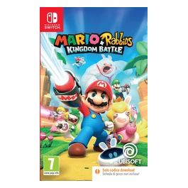 Ubisoft Mario e Rabbids Kingdom Battle Code in Box Switch per Nintendo Switch