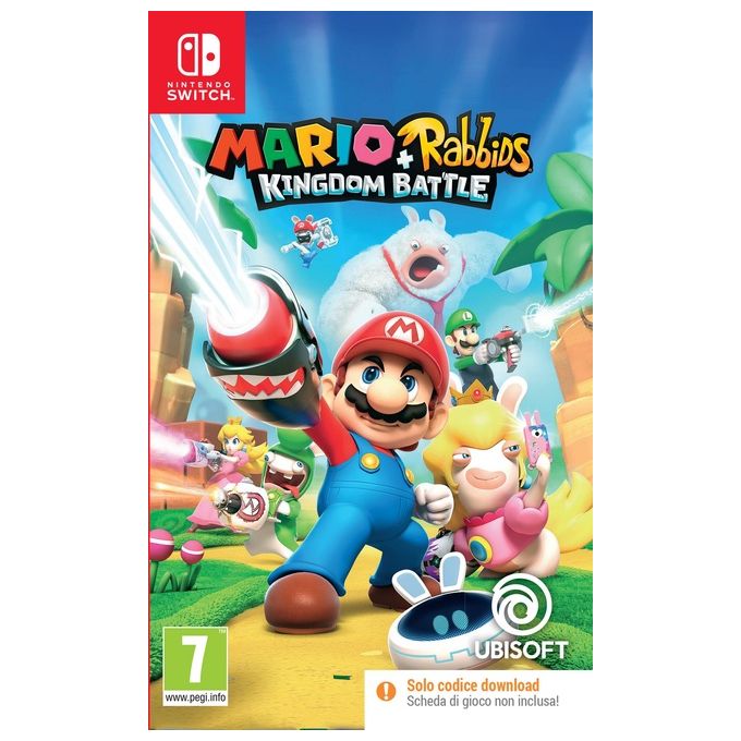 Image of Ubisoft Mario e Rabbids Kingdom Battle Code in Box Switch per Nintendo Switch