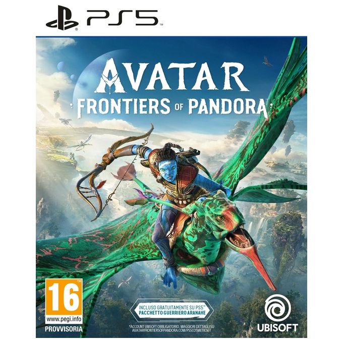 Ubisoft Avatar Frontiers of Pandora Videogioco PlayStation 5 Azione Avventura PEGI 16 Multiplayer Online