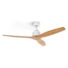 Ventilatore a Soffitto Tibet Bianco Noce 132 cm 40W per Climatizzazione Efficace e Silenziosa