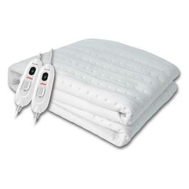 Flexy Heat CMECoperta Termica Elettrica Matrimoniale 150x130cm 2x60W Reversibile 3 Livelli di Temperatura Spegnimento Automatico Lavabile