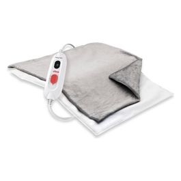 Flexyheat E2P Cuscino Termico Elettrico 45x35cm 100W 3 Livelli di Temperatura Spegnimento Automatico Interno Impermeabile Federa Lavabile Grigio