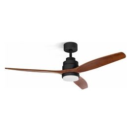 Nepal Ceiling Fan in Black Oak con un Diametro di 132 cm e Illuminate a LED per un Ambiente Fresco e Luminoso